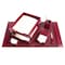 Dacasso Burgundy 8-Piece Leather Desk Set, Bonded Leather DF-5203 - alternate 2